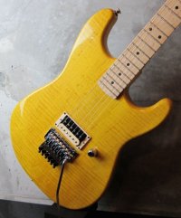 RS Guitarworks Old School Trans Yellow w/ 1P Flame Maple  