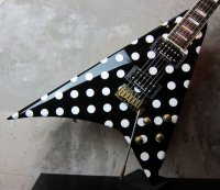 Jackson USA / RR1.5  Black / White Polka Dots 