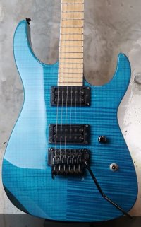 Peerless ST-505 Matching head / Double Dirty Blue with Binding