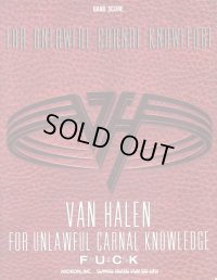 band score  " VAN HALEN   F@U#C%K "