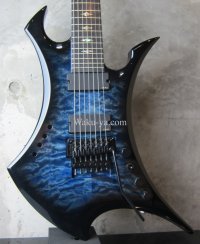 B.C.Rich USA Ignitor 7 String Custom / Blue Burst 