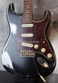 Davis Custom Guitars / Stratocaster VSS Relic / Flame Maple Neck / Black 