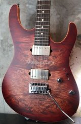 期間限定大特価 10/30(水)21:00迄. Suhr Modern Waterfall Burl Maple / Faded Trans Wine Red Burst