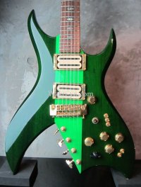 B.C. Rich Bich 10 String Trans Green