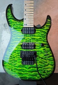 David Thomas McNaught Nitrous Reptile Burst w/ Diamond Quilt Top 