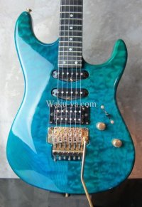 Valley Arts USA Custom Pro Trans Blue 