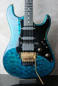 Valley Arts Custom Pro Maple Top / Trans Blue