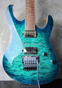 Suhr Modern Set-Neck Aqua Blue Burst  