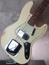 Fender Custom Shop '60 Jazz Bass Relic / Aged Vintage White