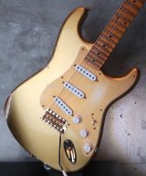 Fender Custom Shop Limited Edition 1955 Stratocaster Bone Tone  / HLE Gold Aged Relic