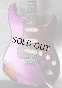 Fender Custom Shop 1962 Stratocaster Heavy Relic / Magenta Sparkle