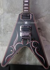 Dean USA Tracii Guns V Floyd / Satin Black