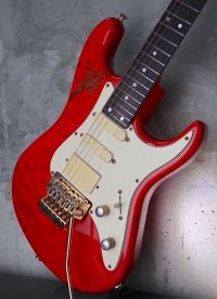 Valley Arts Custom Pro USA One Piece Maple / Trans Red