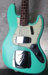 Fender Custom Shop '60s Jazz Bass Light Relic /  Sea Foam Green