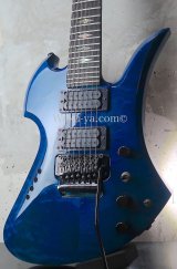 B.C.Rich Mockingbird Quilt Maple Top 7string  /  Trance Blue