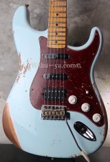 Fender Custom Shop '62 Stratocaster S-S-H / Sonic Blue / Heavy Relic