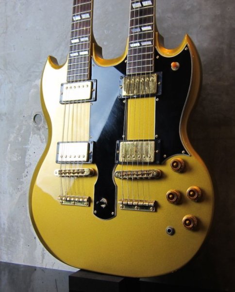 画像1:  Gibson USA  Custom Shop EDS-1275 / Metallic Gold   (1)