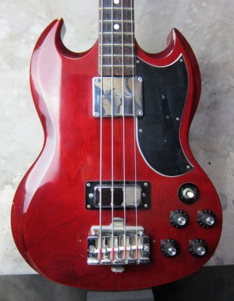 画像1: Greco EB-420 Cherry Red  (1)