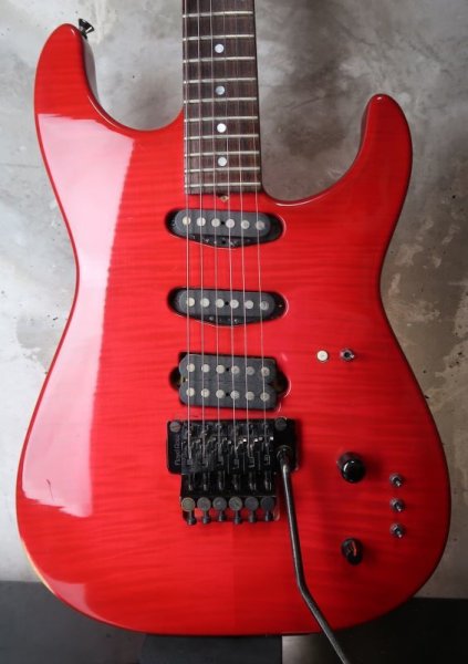 画像1: James Tyler Studio Elite '88  Flame S-S-H / Trans Red to CAR (1)