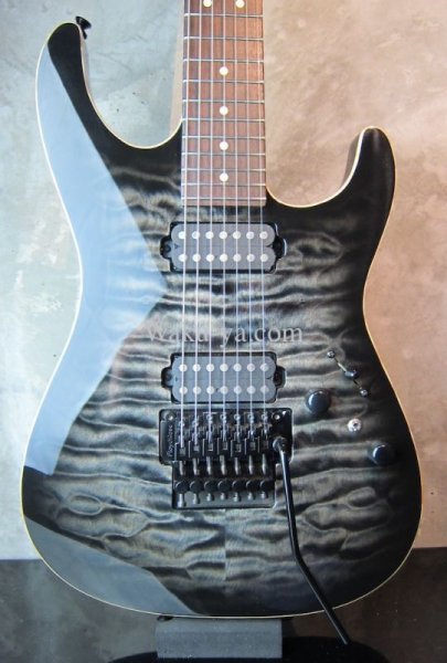 画像1: Tom Anderson Drop Top 7 String / Trans Black Burst with Binding   (1)