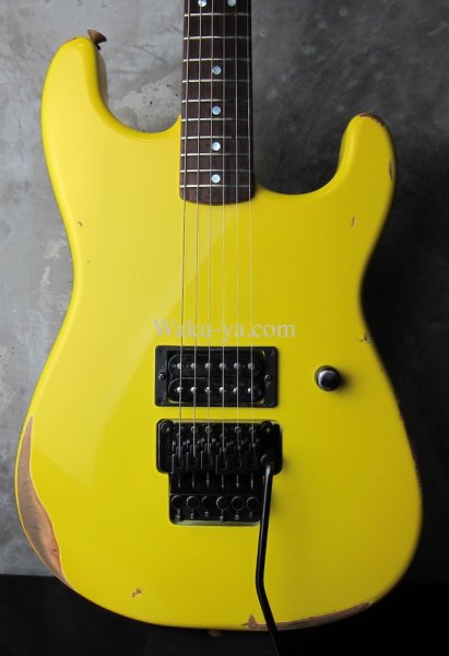 画像1: Charvel USA Custom Shop San Dimas 1H / Yellow Gold Pearl Relic  (1)