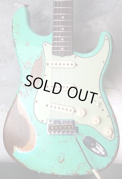 画像1: Fender Custom Shop Stratcaster '60  LTD Dual Mag II / Sea Foam Green / Super Heavy Relic (1)