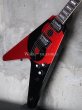 画像9: Dean USA Custom Shop Michael Schenker Flying V Yin Yang / Black & Red Sparkle (9)