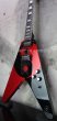 画像5: Dean USA Custom Shop Michael Schenker Flying V Yin Yang / Black & Red Sparkle (5)