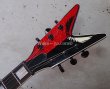 画像3: Dean USA Custom Shop Michael Schenker Flying V Yin Yang / Black & Red Sparkle (3)