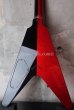 画像2: Dean USA Custom Shop Michael Schenker Flying V Yin Yang / Black & Red Sparkle (2)