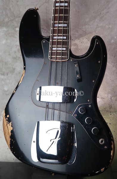 画像1: Fender Custom Shop Limited Edition Custom Jazz Bass Heavy Relic / Aged Black (1)