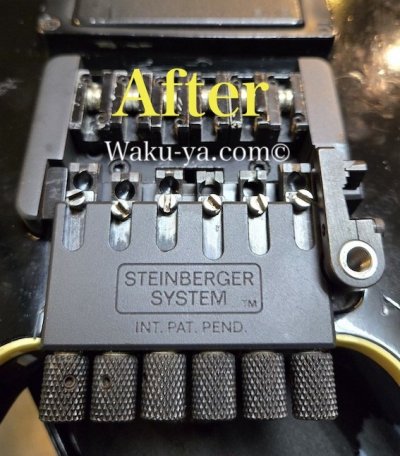 画像2: Steinberger Bridge 破損・ ArmBar部分の割れ。諦めないでご相談下さい。修理・Repair　 / 世界屈指の豊富なノウハウと、Parts類の在庫量 / Custom / オリジナルパーツ / 加工 / パーツ作成・製作/ リフレット / Pot修理　/その他、スタインバーガー以外についてもお気軽にご相談下さい。