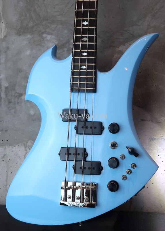 B.C. Rich '81 Mockingbird Bass / Pearl Blue - 和久屋<Wakuya>